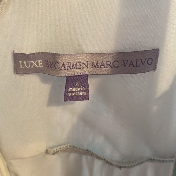 Blue and White Gown - Picture 3 of 5